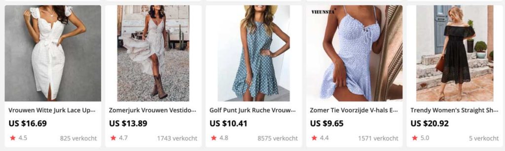 Beginnende dropshippers verkopen vaak fashion producten, ook dit is een grote fout.